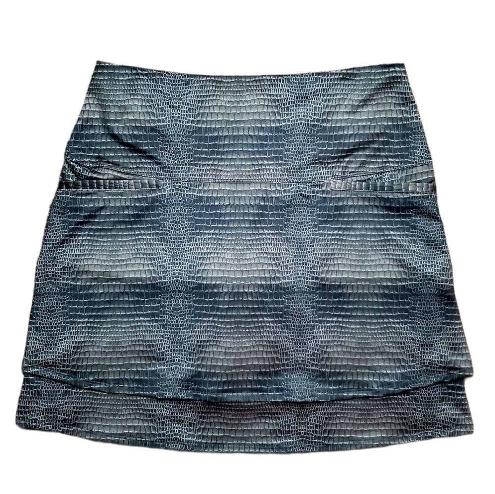 Lucky in Love Black and Gray Sport Skort